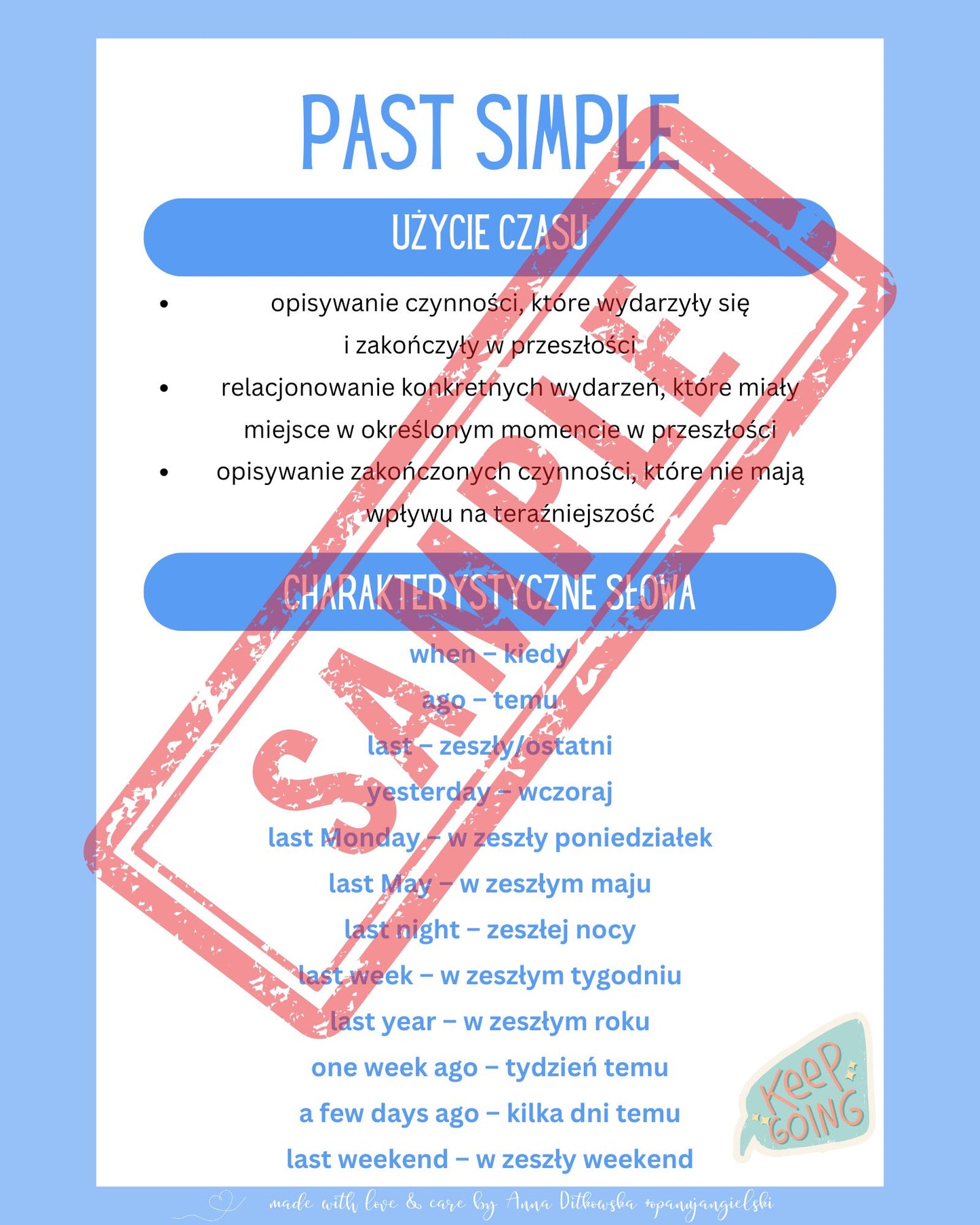 Past Simple e-book