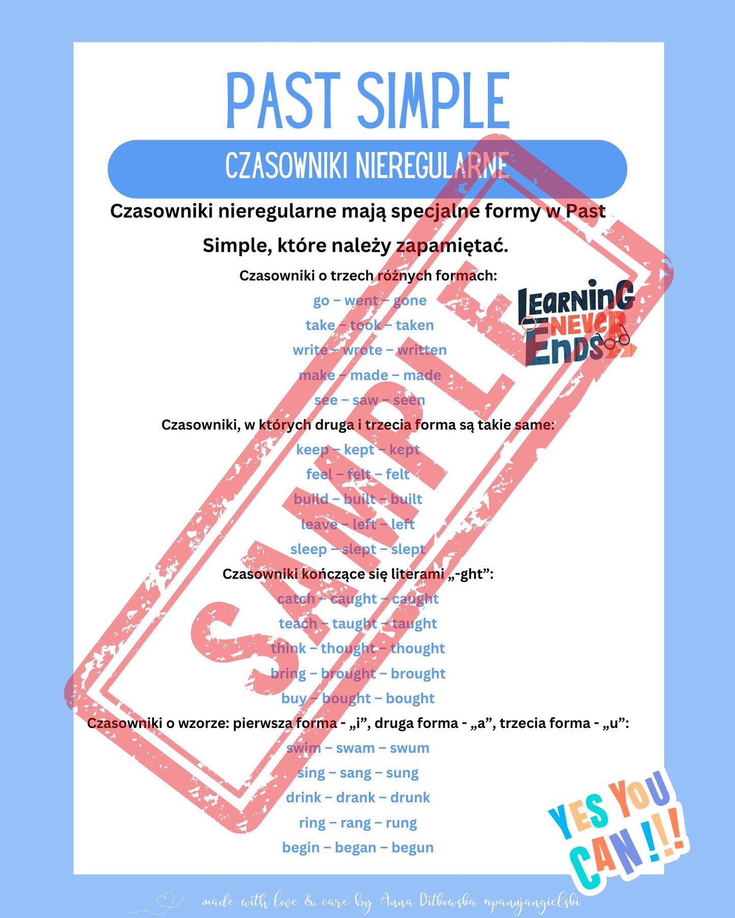 Past Simple e-book