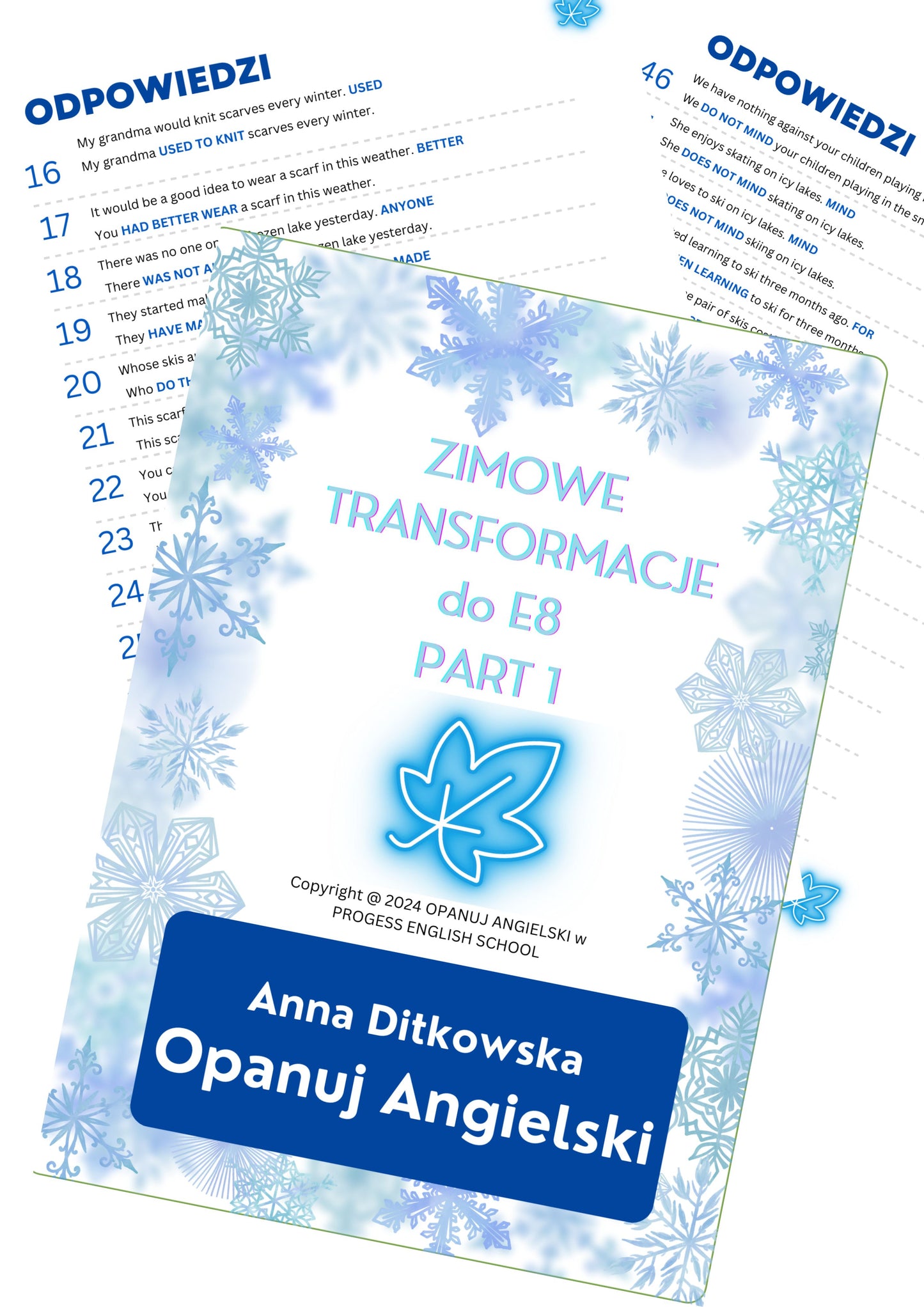 Zimowe transformacje E8 PART I