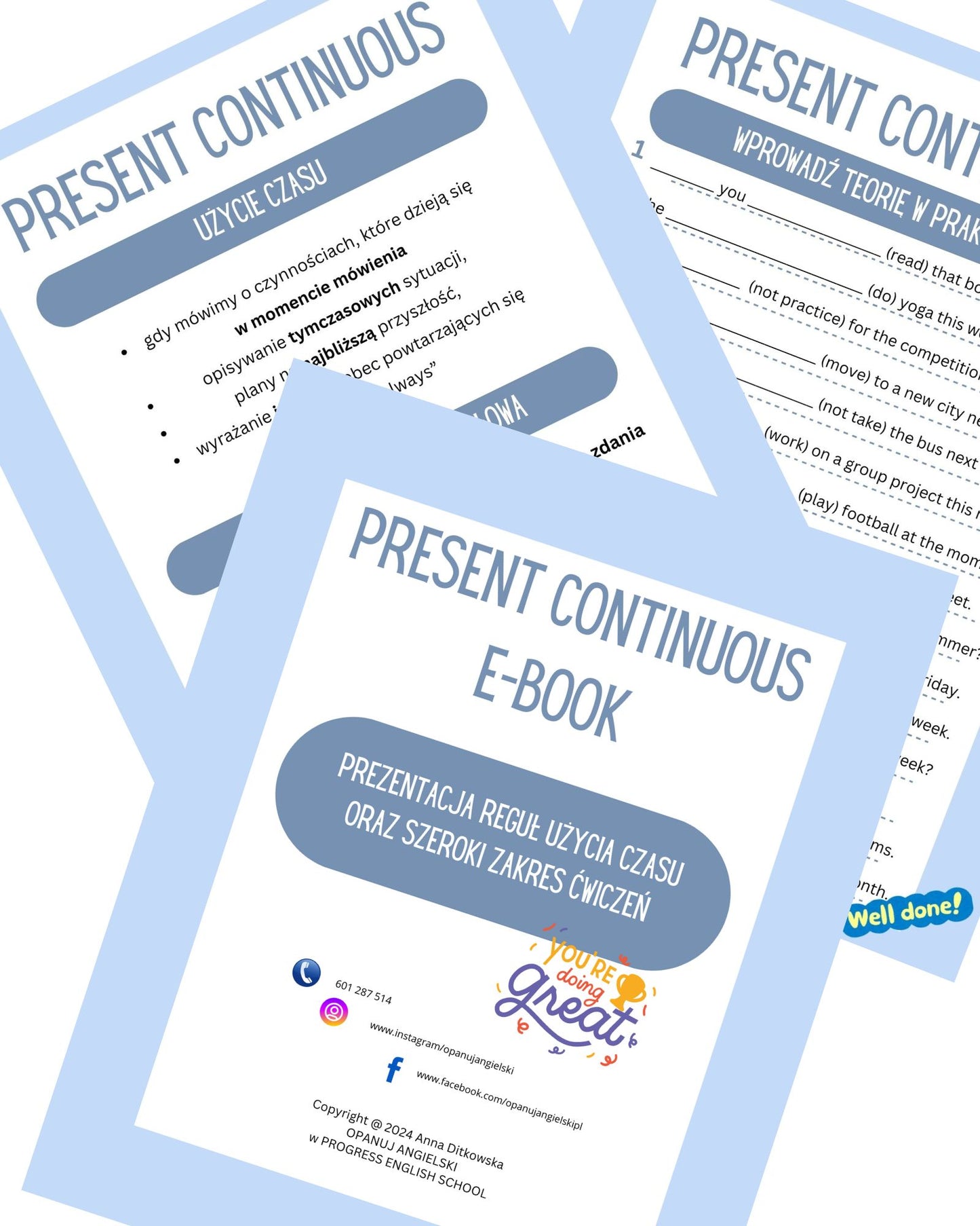 Present Continuous e-book